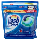 Dash PODS Allin1 Detersivo Lavatrice in Capsule Classico 40 Lavaggi